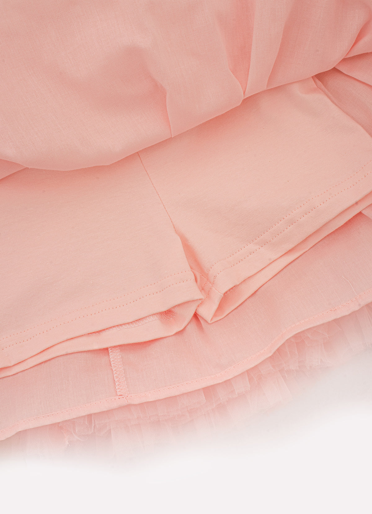 Saia Short Tule Babado Frufru