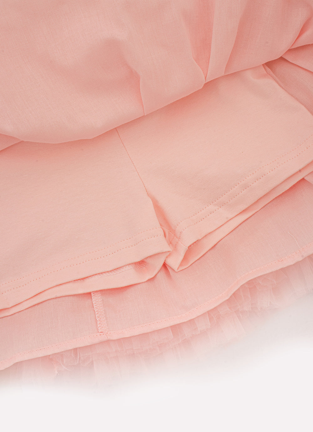 Saia Short Tule Babado Frufru