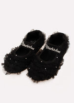 Sapatilha Knit Frufru Tule Cristais