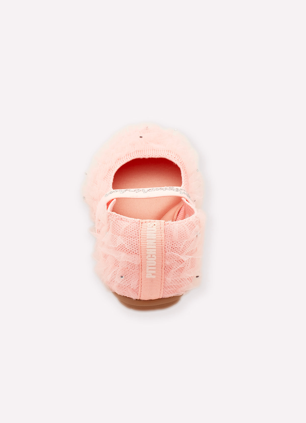Sapatilha Knit Frufru Tule Cristais