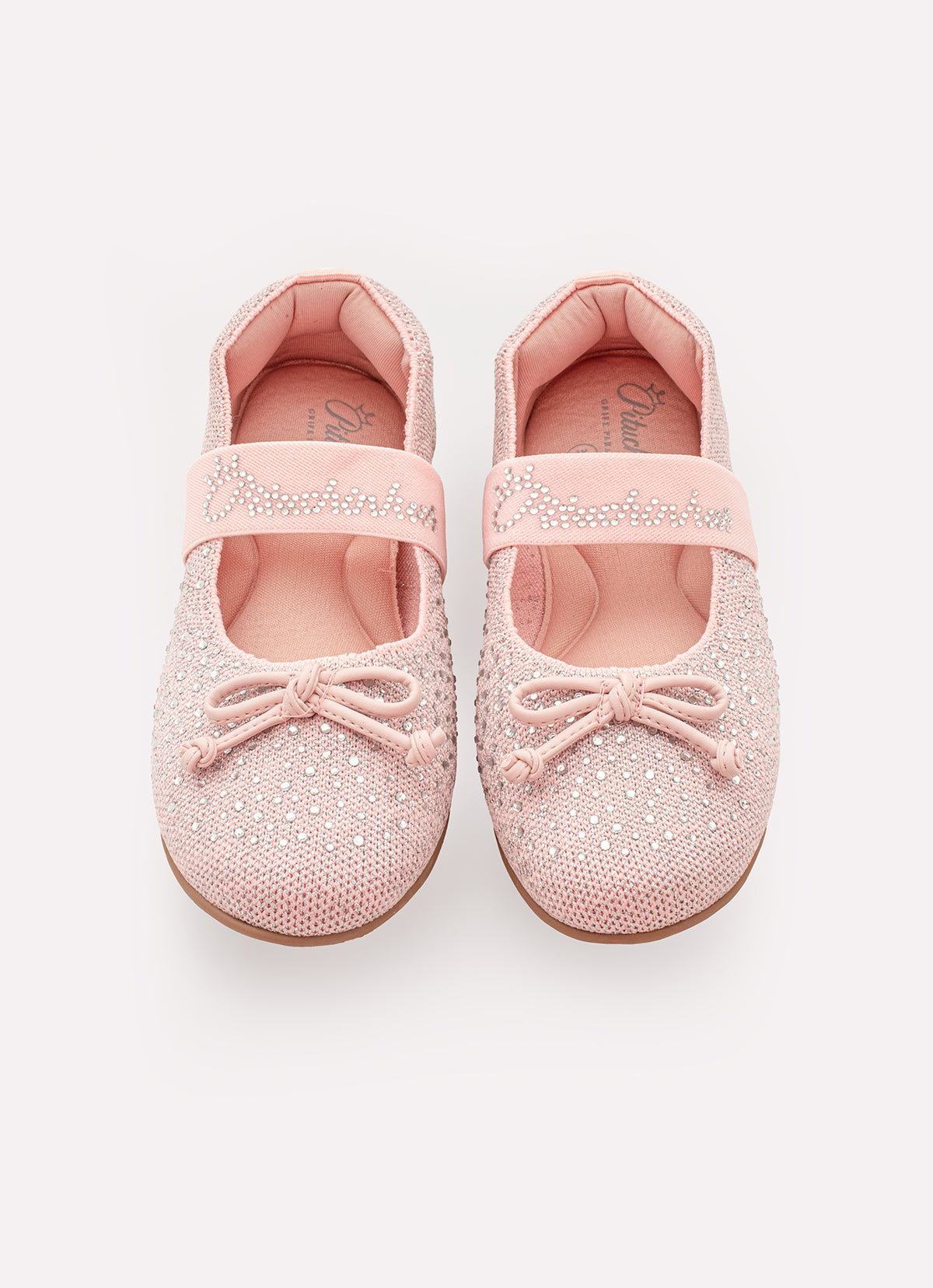 Sapatilha Knit Cristais Lacinho