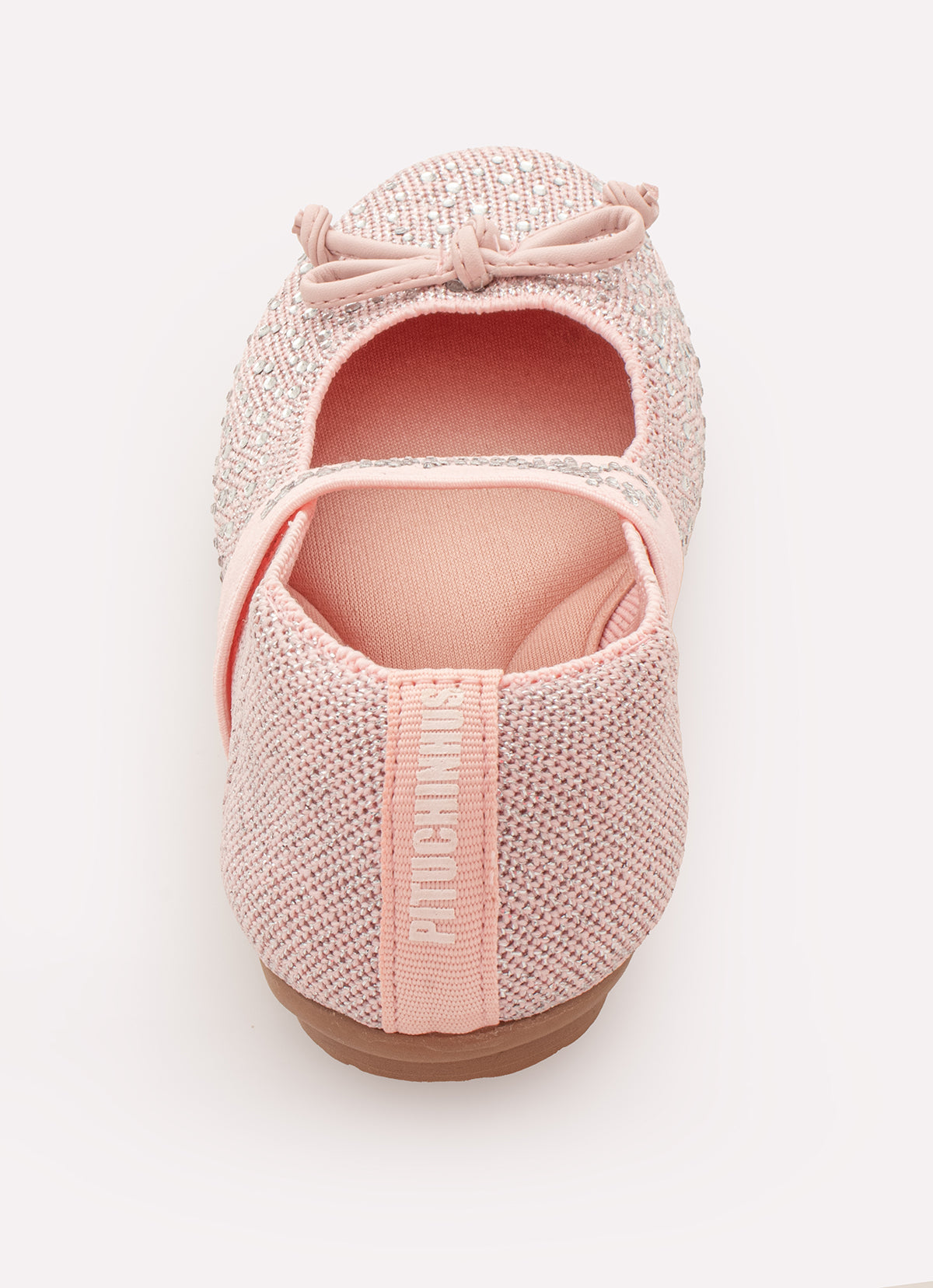 Sapatilha Knit Cristais Lacinho