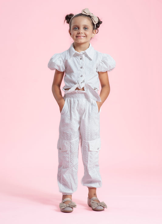 Sapatilha Knit Flor Tule Bordado