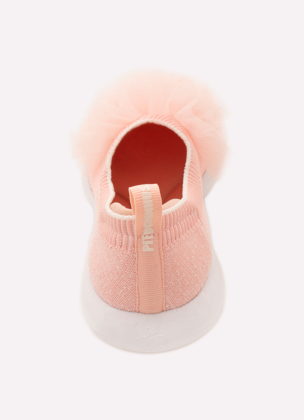 Tênis Knit Flor Tule Bordados