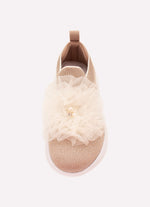 Tênis Knit Flor Tule Bordados