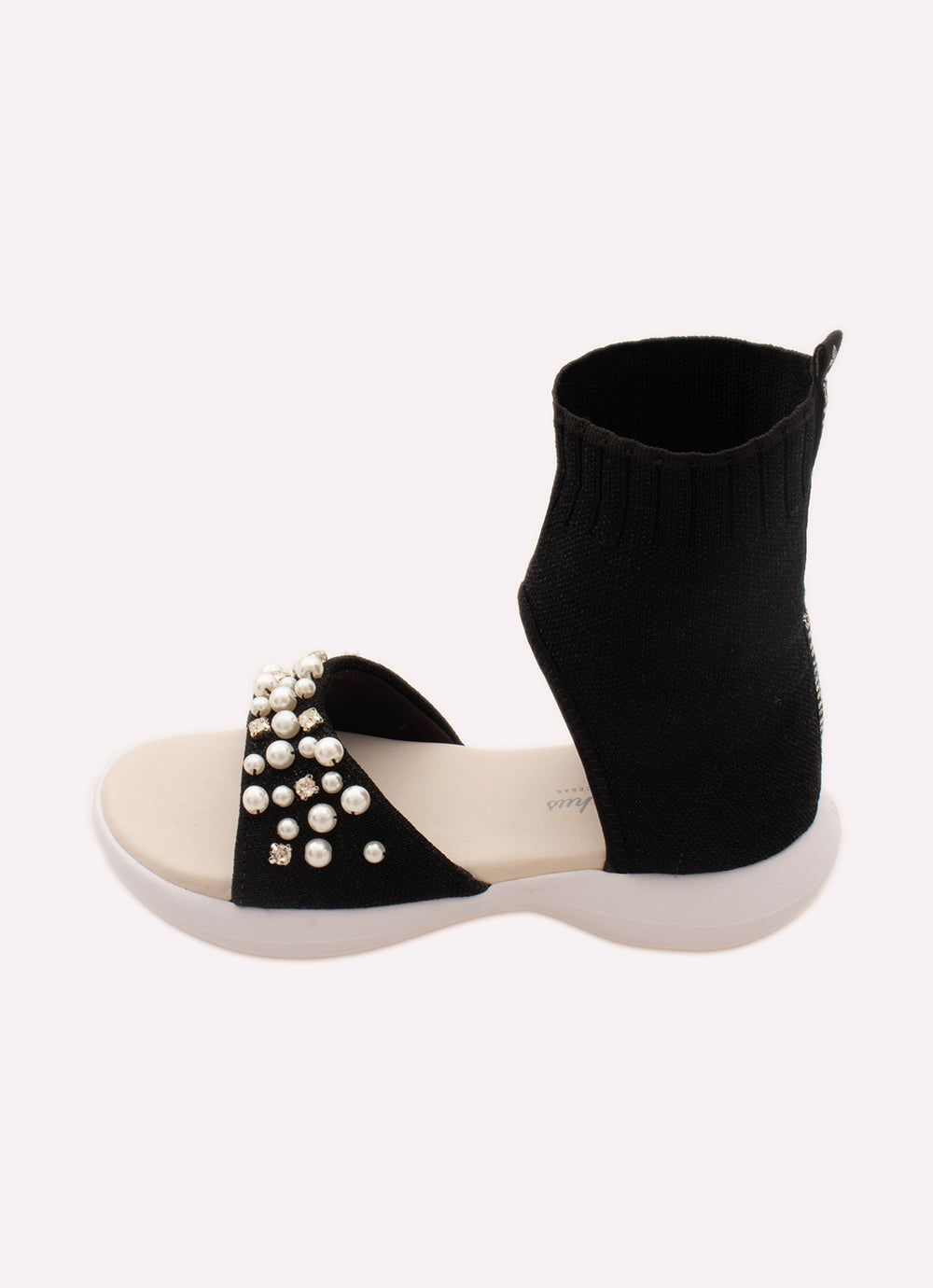 Sandália Knit Cano Médio