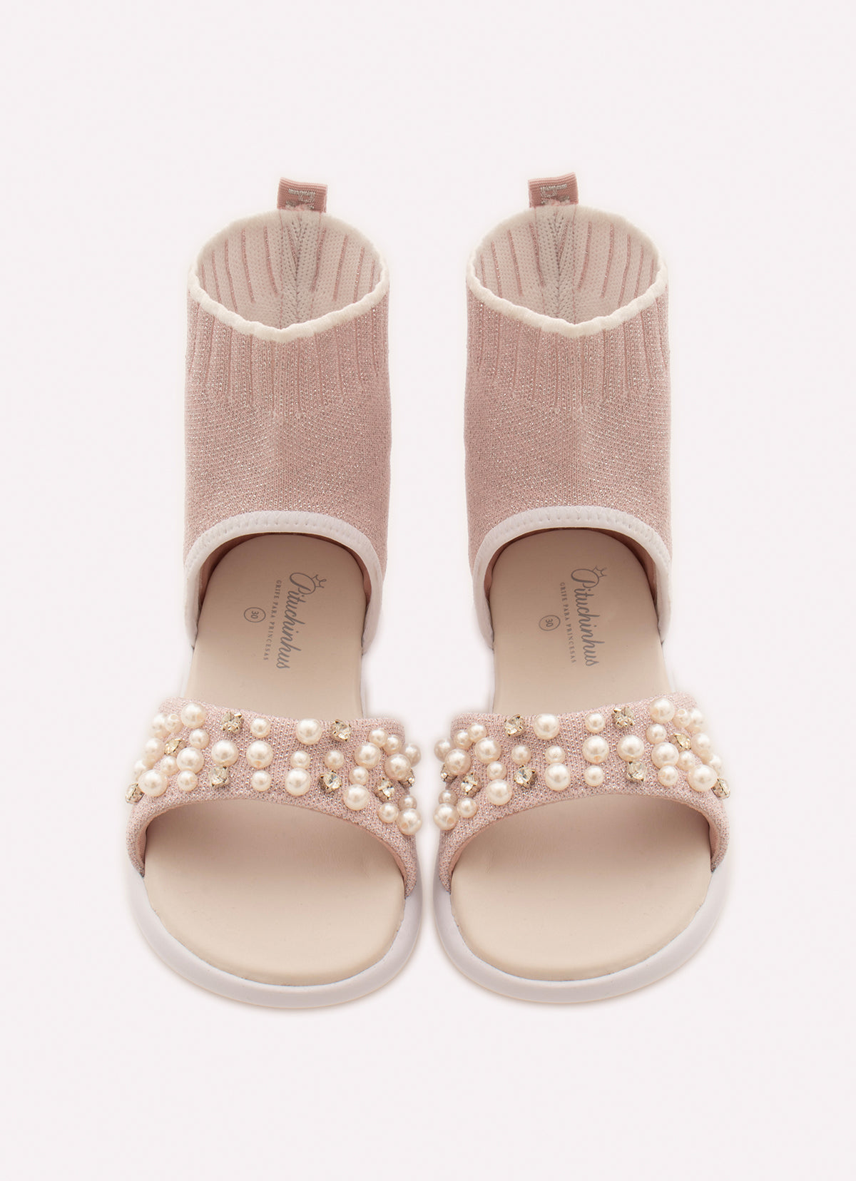 Sandália Knit Cano Médio