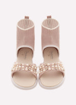 Sandália Knit Cano Médio