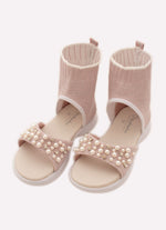 Sandália Knit Cano Médio