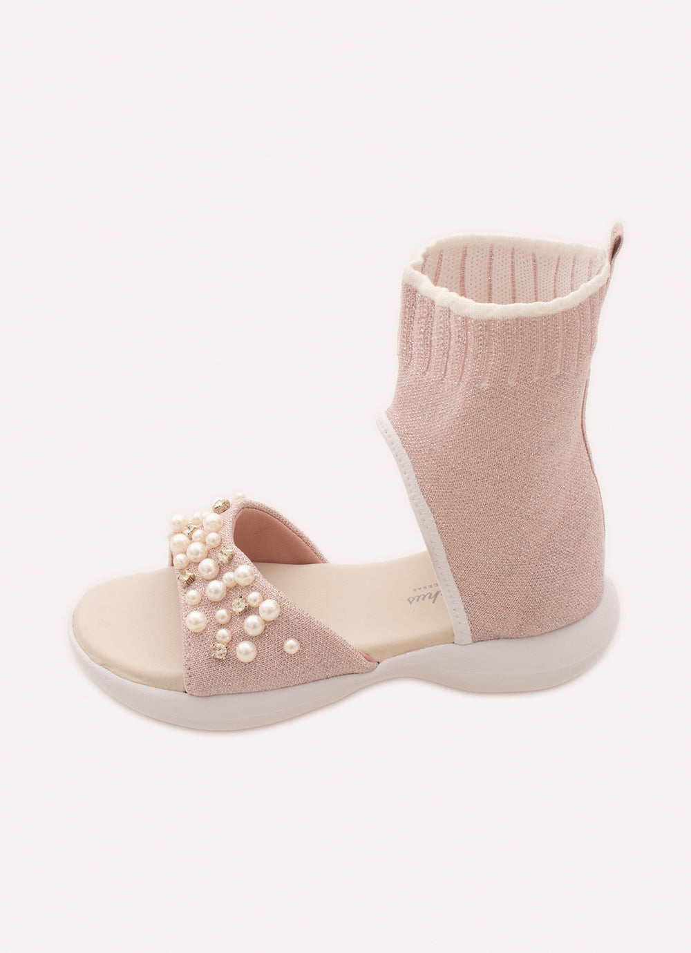 Sandália Knit Cano Médio