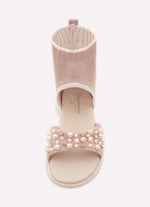 Sandália Knit Cano Médio