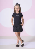 Saia Short Moletom P Cristal