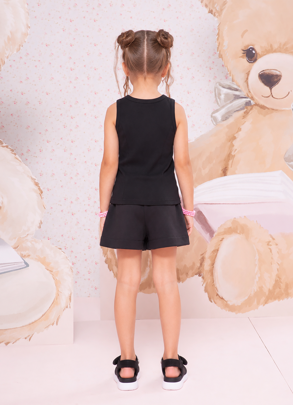 Saia Short Moletom P Cristal