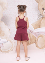 Saia Short Moletom P Cristal