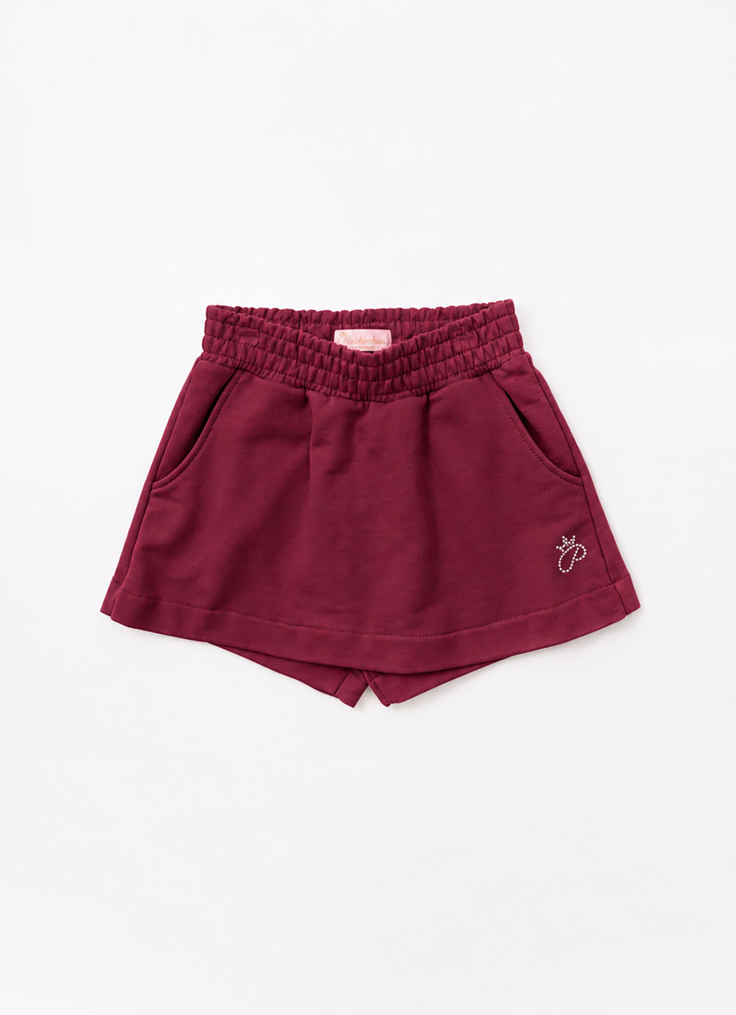Saia Short Moletom P Cristal