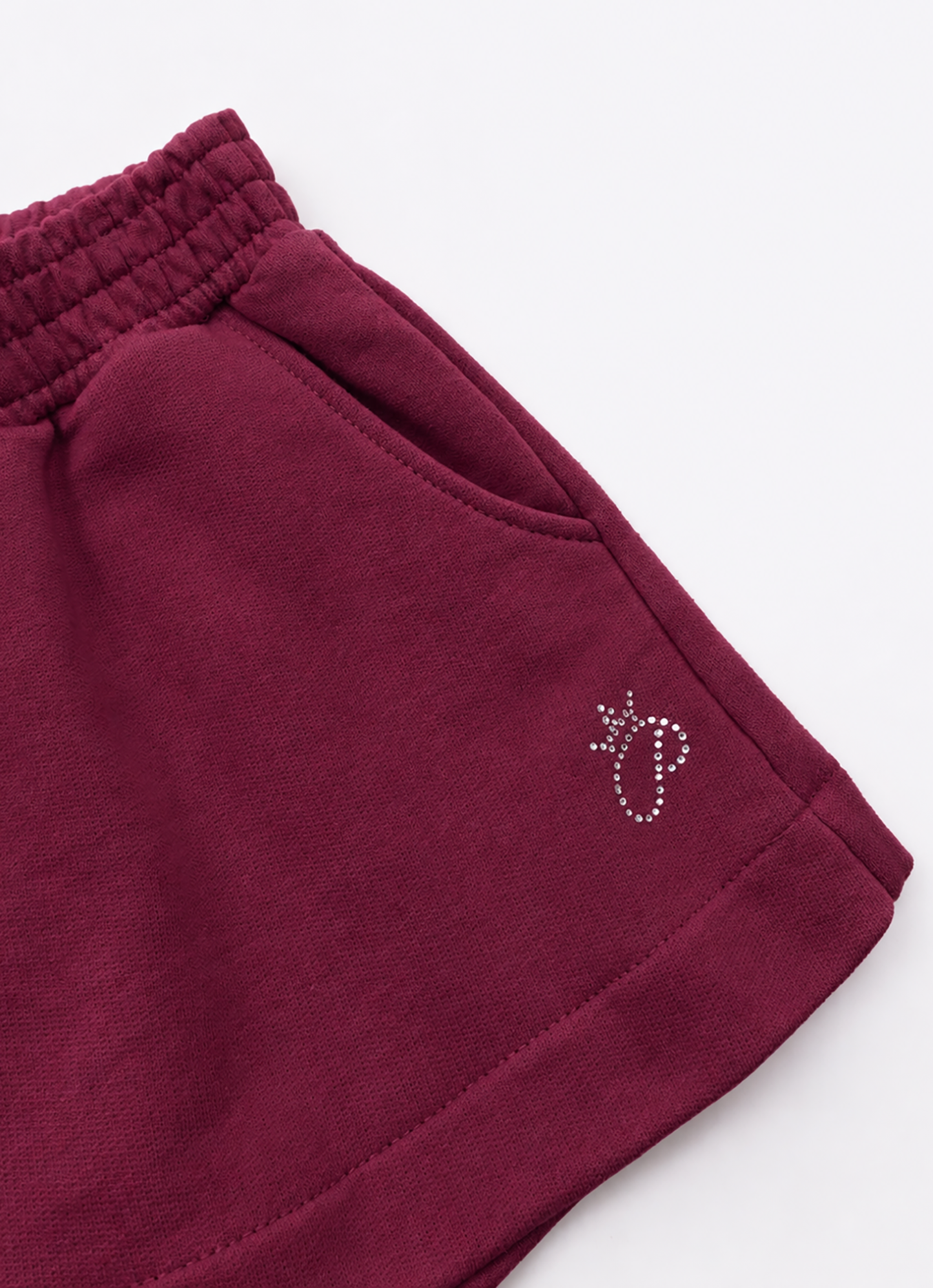 Saia Short Moletom P Cristal