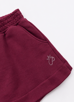 Saia Short Moletom P Cristal
