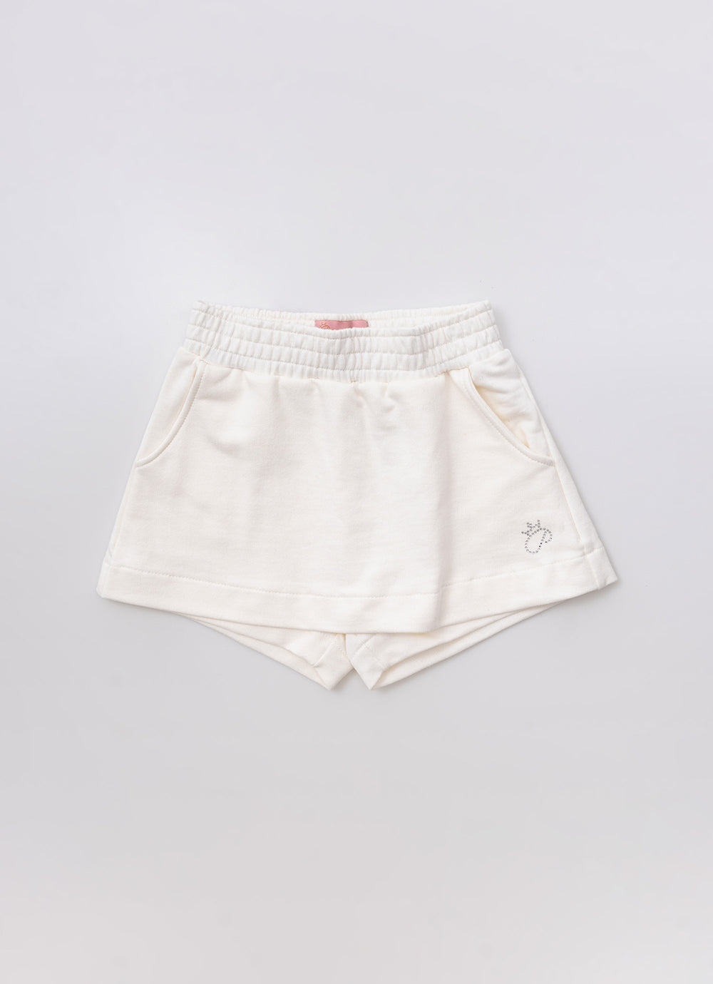 Saia Short Moletom P Cristal
