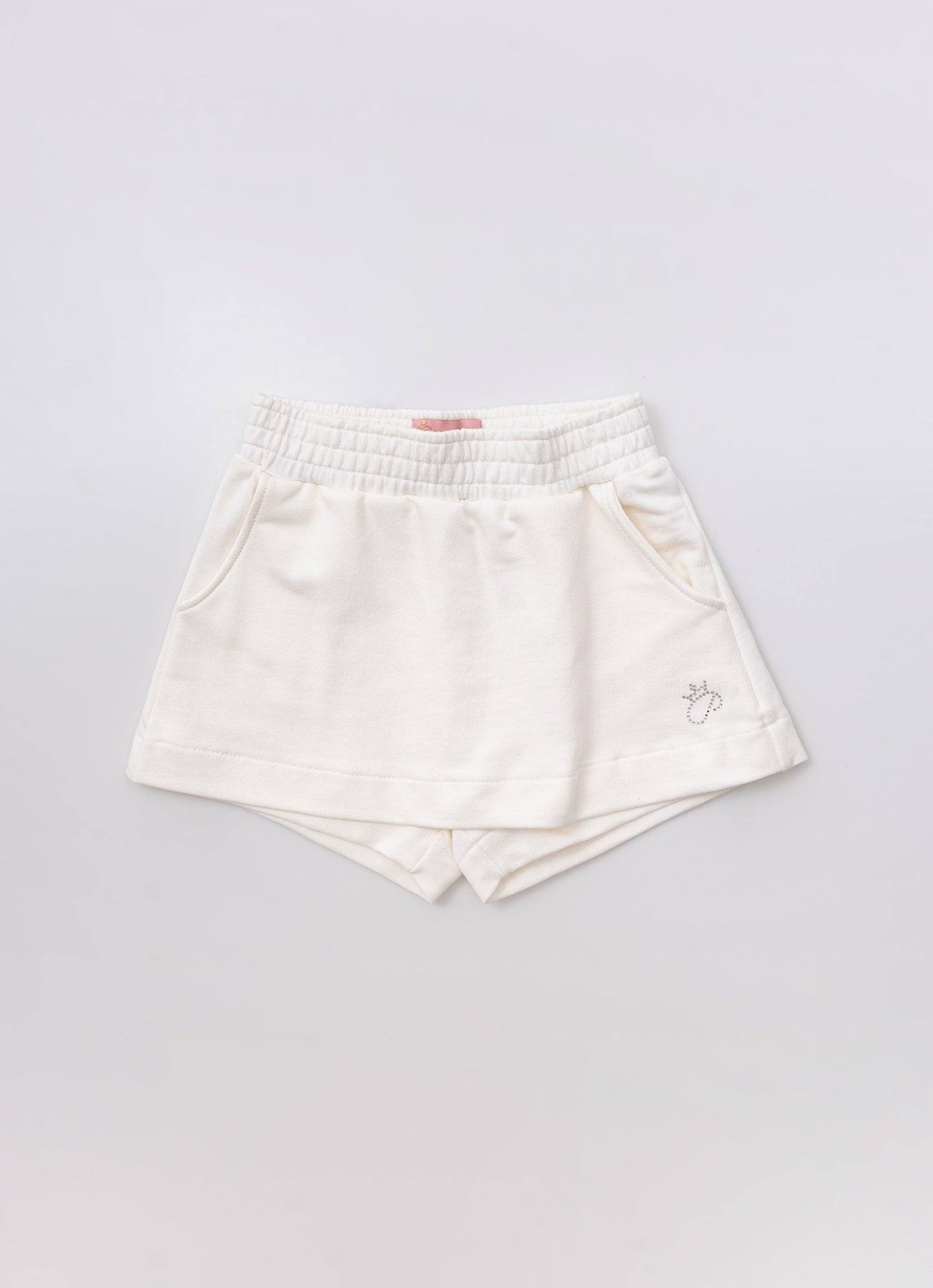Saia Short Moletom P Cristal