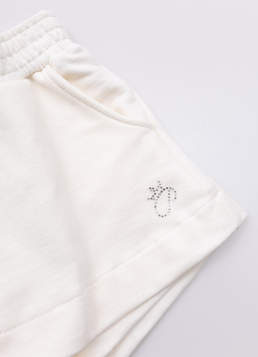 Saia Short Moletom P Cristal