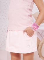 Saia Short Moletom P Cristal
