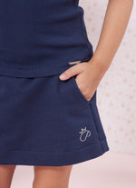 Saia Short Moletom P Cristal