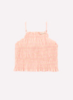 Blusa Cropped Alça Algodão Xadrez Lastex