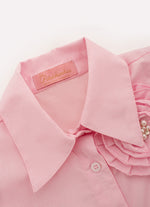 Camisa Algodão Nózinho Maxi Flor Bordada