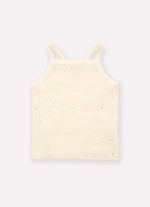 Blusa Alça Ribana Frufru Tule