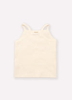 Blusa Alça Ribana Frufru Tule