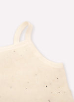 Blusa Alça Ribana Frufru Tule