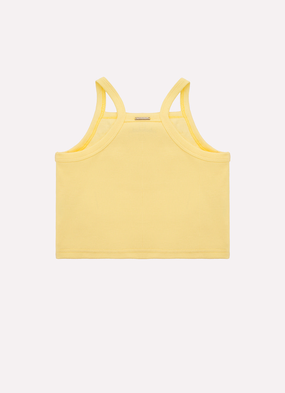 Blusa Cropped Ribana Frufru Tule Cristais