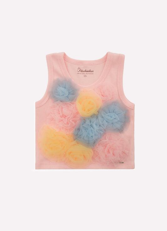 Regata Cropped Ribana Flores