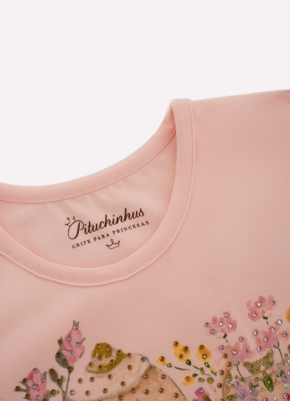 Blusa Cotton Hora Do Chá Cristais