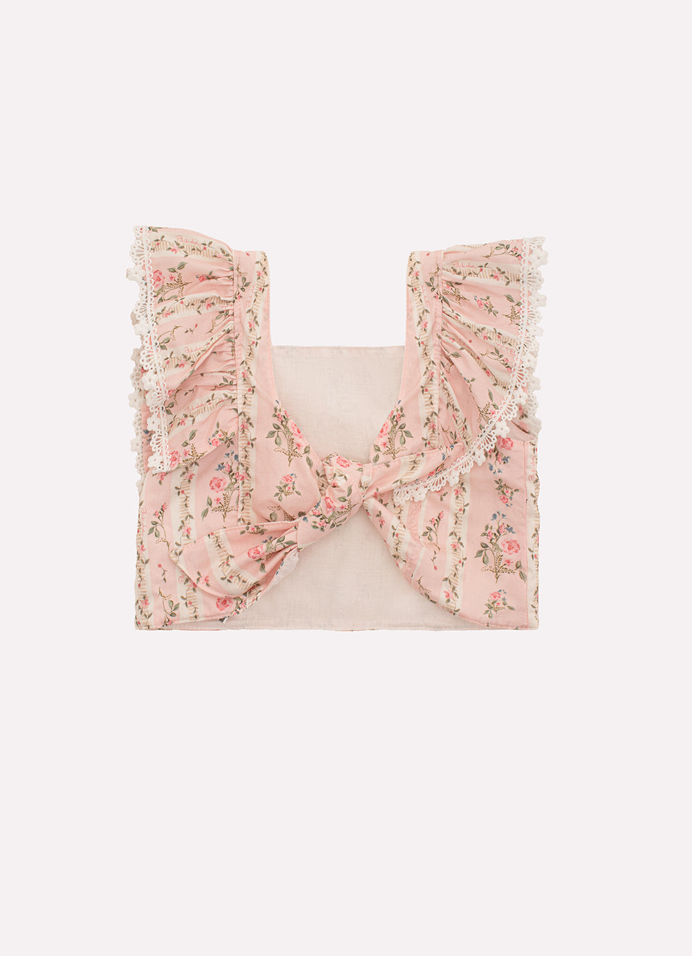 Blusa Cropped Algodão Flores