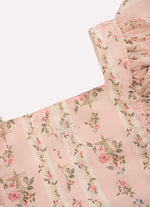 Blusa Cropped Algodão Flores