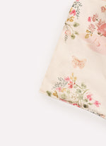 Blusa Cropped Algodão Estampado Hora Do Chá Laço Ombro