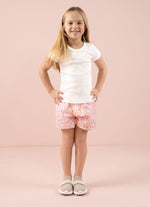 Short Algodão Estampada Hora Do Chá