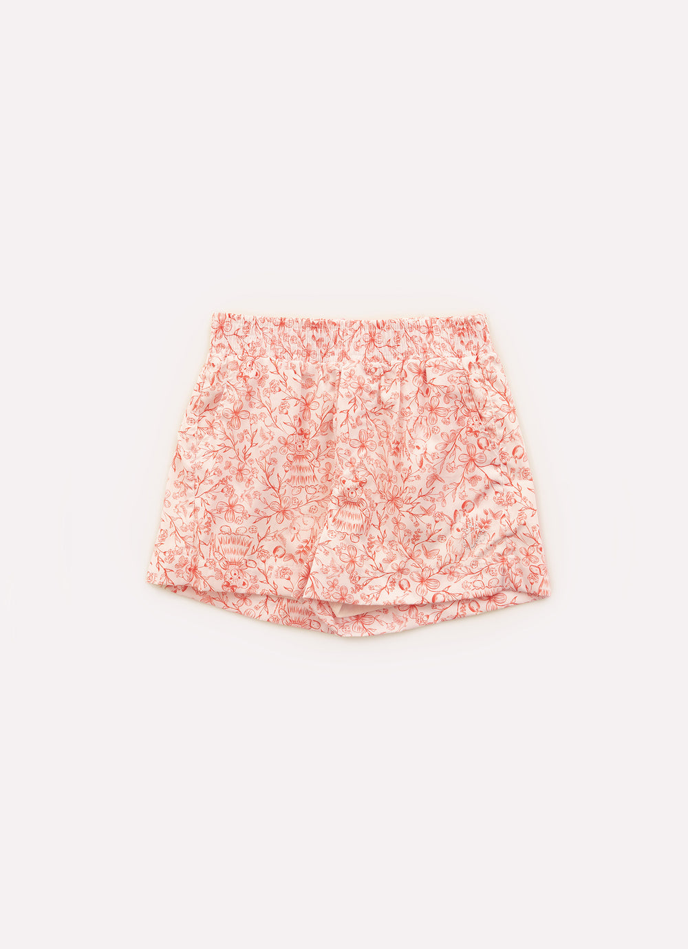 Short Algodão Estampada Hora Do Chá
