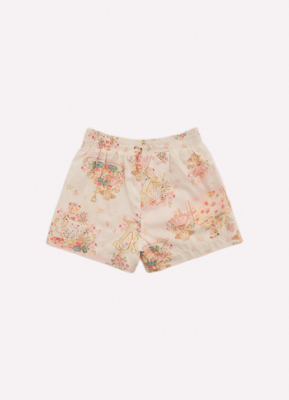Short Algodão Estampada Hora Do Chá