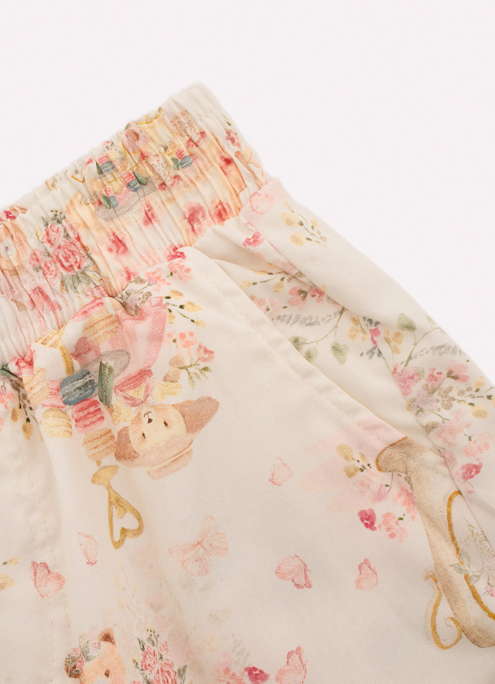 Short Algodão Estampada Hora Do Chá