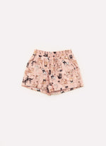 Short Algodão Estampada Hora Do Chá