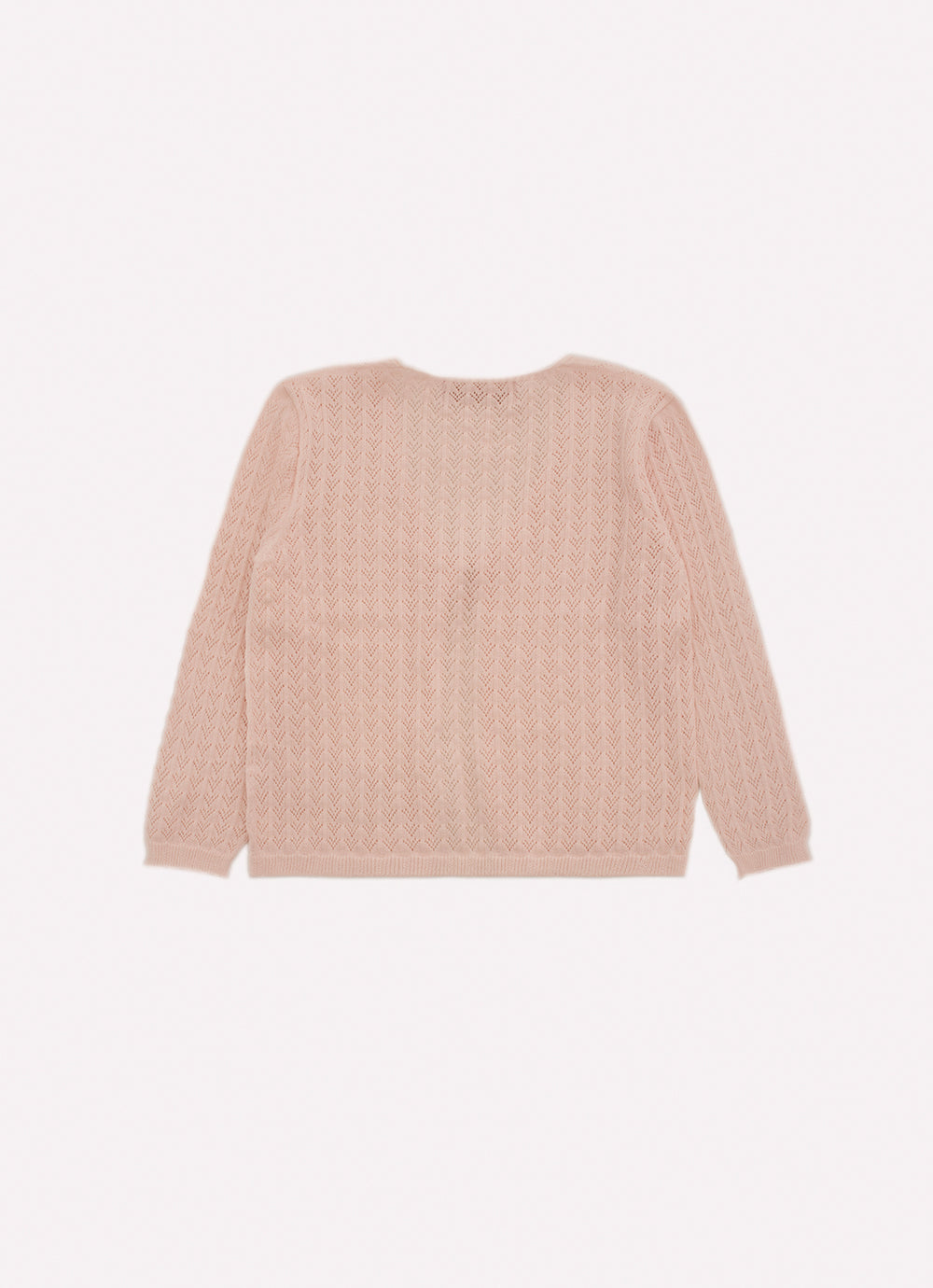 Casaco Tricot Sem Costura Rendado