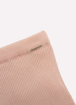 Saia Tricot Sem Costura Barra Rendada