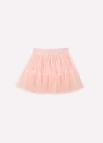 Saia Short Tule Babado