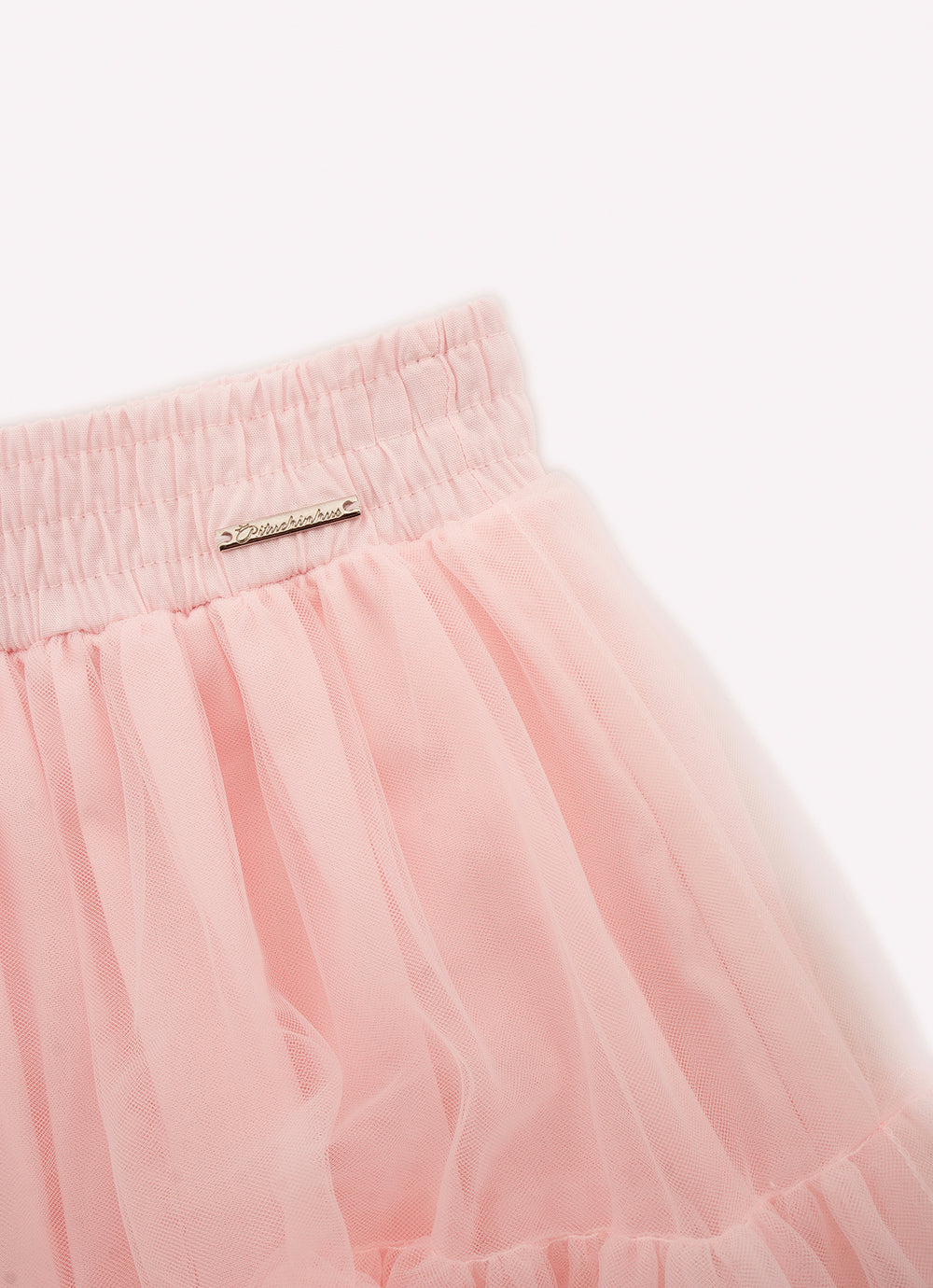 Saia Short Tule Babado