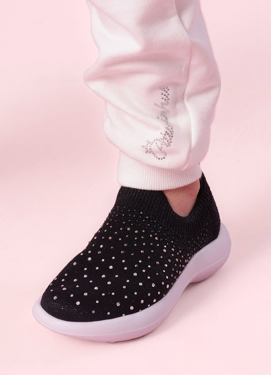 Tênis Knit Cristais Degradê