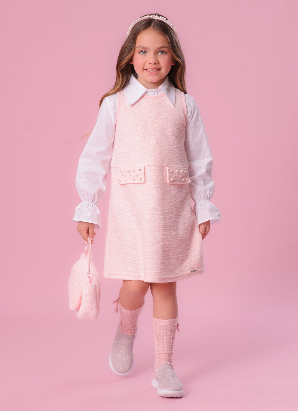 Tênis Knit Cristais Degradê