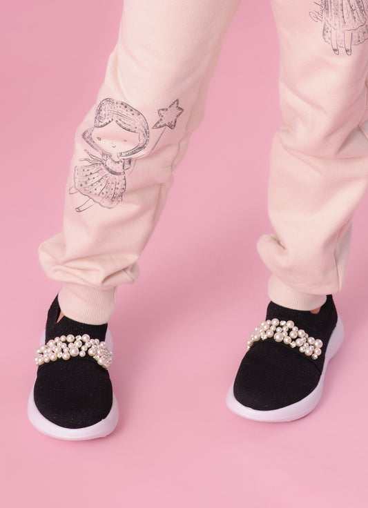Tênis Knit Pérolas