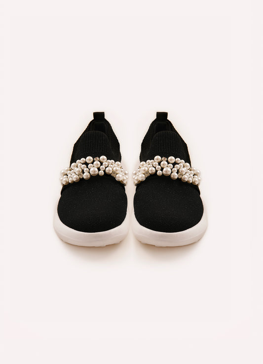 Tênis Knit Pérolas